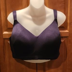 Catherines Intimates black wireless bra 44DD